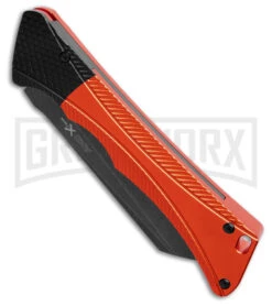 AKC Knives Shop -AKC Knives Shop AKC Smarty AK Orange w Black Bolster 3in BSW BHQ 184676 td spine large