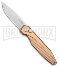 AKC Knives Shop -AKC Knives Shop AKC X treme Dandy Tan Aluminum Auto SW BHQ 176851 jr large